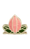 Mercedes Salazar Lemon Pink  Napkin Holder