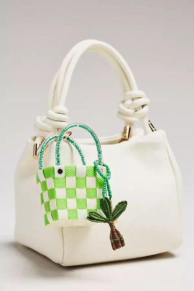 Mercedes Salazar Mini Zuncho Keychain In Green