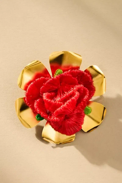 Mercedes Salazar Rose Brooch