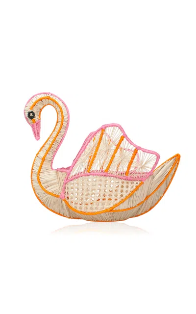 Mercedes Salazar Swan Nest Basket In Multi
