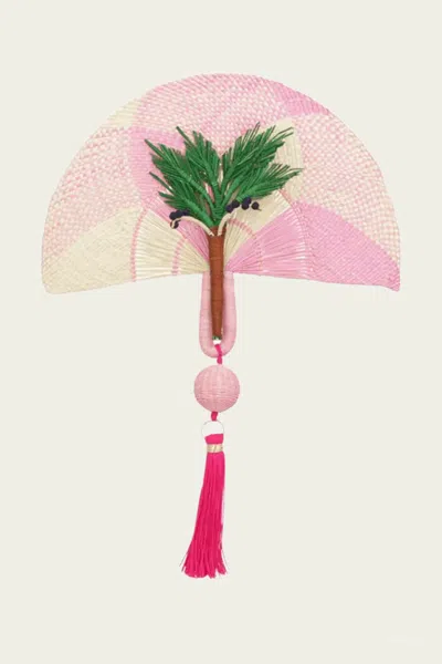 Mercedes Salazar The Palm Fan In Pink