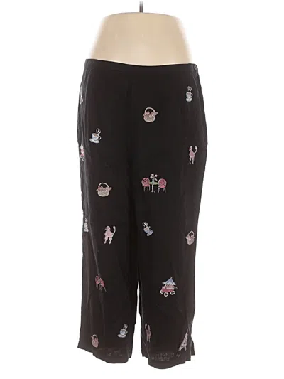 Pre-owned Mercer & Madison Linen Pants In Black