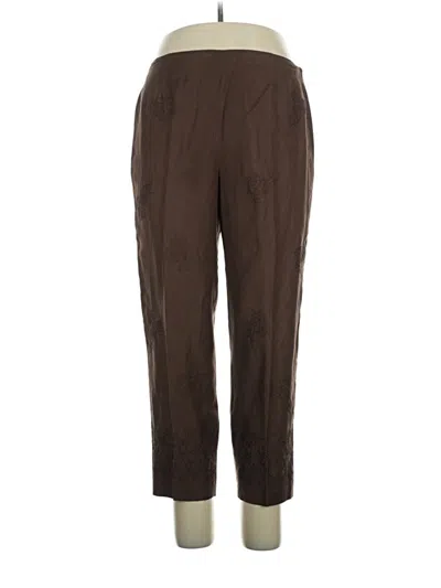 Pre-owned Mercer & Madison Linen Pants In Brown