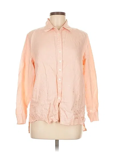 Pre-owned Mercer & Madison Long Sleeve Blouse In Orange