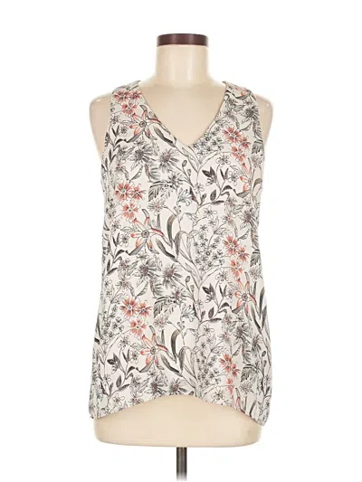 Pre-owned Mercer & Madison Sleeveless Blouse In White