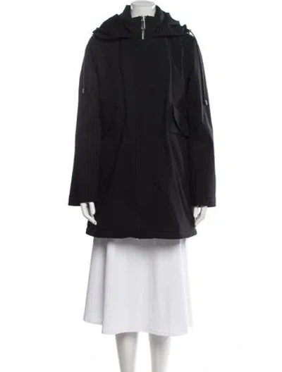 Pre-owned Mercer Collective Nylon Down Coat In Black