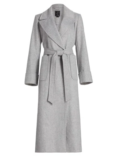 Mercer Collective Women's Belted Wool-blend Coat In Gray