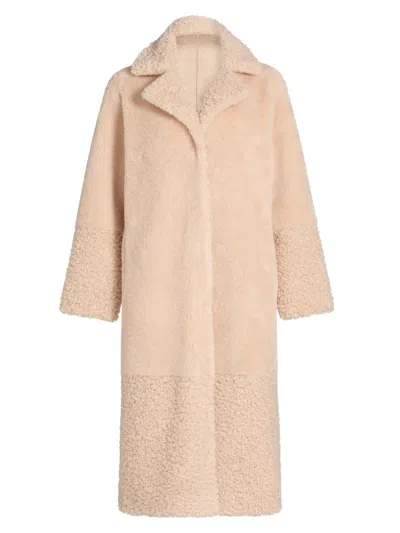 Mercer Collective Women's Faux Fur Coat In Sand