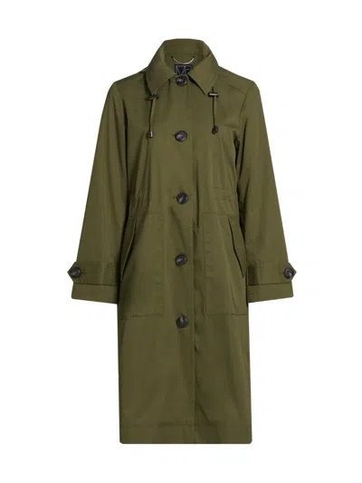 Mercer Collective Women's Melissa Trench Coat In Green