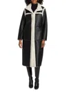 Mercer Collective Women's Shar Reversible Sherpa Coat In Multi