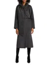 Mercer Collective Women's Victoria Shawl Collar Maxi Wool Coat In Gray