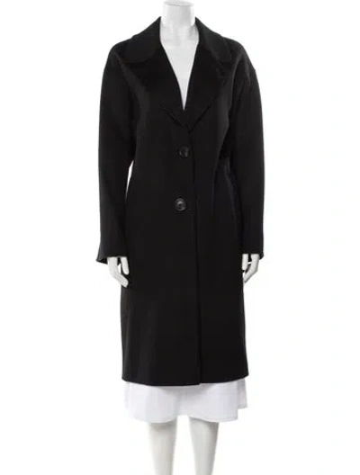 Pre-owned Mercer Collective Wool Trench Coat W/ Tags In Black