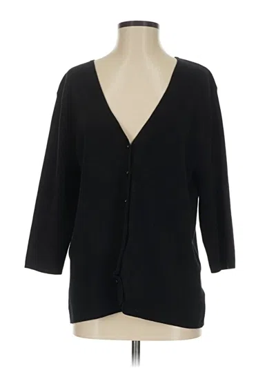 Pre-owned Mercer Street Studio Cardigan Sweater In Black