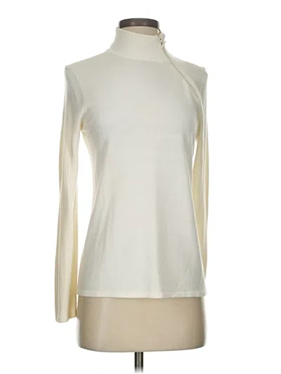 Pre-owned Mercer Street Studio Cardigan Sweater In White