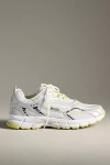 Mercer The-re-run Metallic Neon Sneakers In Yellow
