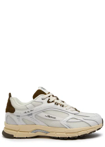 Mercer The Re-run Vintage Panelled Mesh Sneakers In Brown