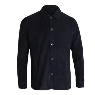 Mercery Carel Jumbo Lux Cord Overshirt In Blue