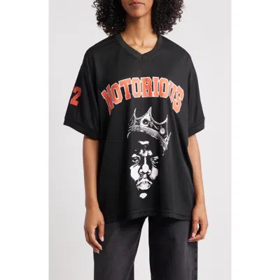 Merch Traffic Biggie Graphic T-shirt In Black