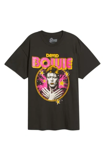 Merch Traffic David Bowie Cotton Graphic T-shirt In Black