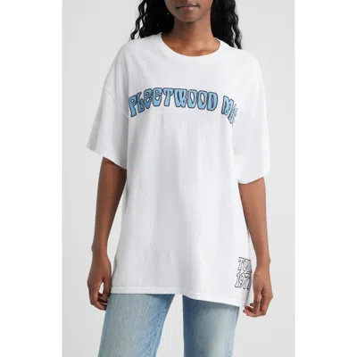 Merch Traffic Fleetwood Mac Oversize Tour Graphic T-shirt In White