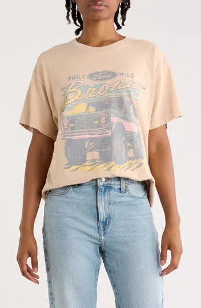 Merch Traffic Ford Bronco Graphic T-shirt In Yellow