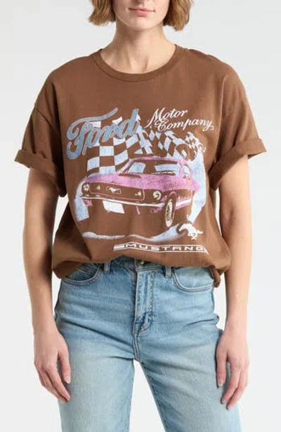 Merch Traffic Ford Graphic T-shirt In Brown