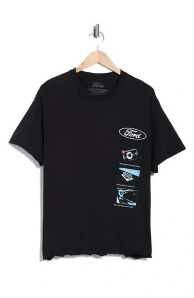 Merch Traffic Ford Mustang '66 Graphic T-shirt In Black
