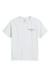 Merch Traffic Ford Retro Bronco Crop Graphic T-shirt In Light Grey Pigment Dye