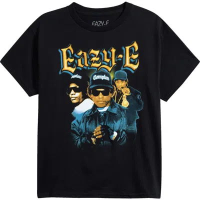 Merch Traffic Kids' Eazy-e Collage Graphic T-shirt In Black
