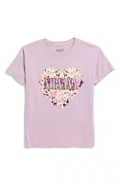 Merch Traffic Kids' Nirvana Heart Graphic T-shirt