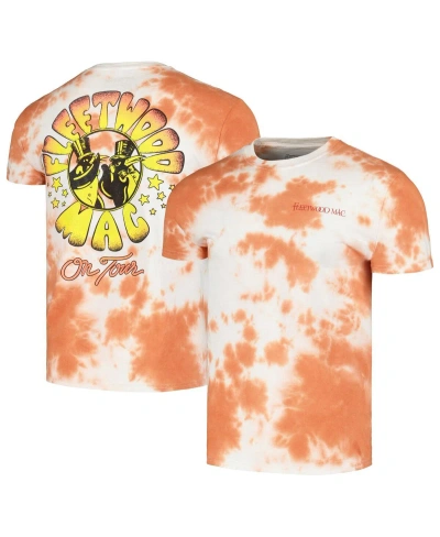 Merch Traffic Men's And Women's Orange Fleetwood Mac Tour T-shirt