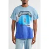 Merch Traffic Metallica Ride The Lightening Graphic T-shirt In Blue