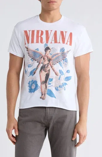 Merch Traffic Nirvana Graphic T-shirt In White