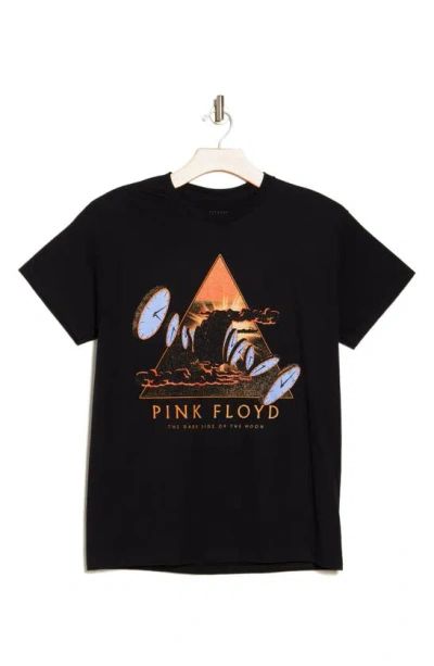 Merch Traffic Pink Floyd Time Graphic T-shirt In Black
