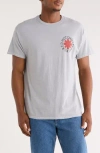 Merch Traffic Rhcp Cross Stitch Asterisk Cotton Graphic T-shirt In White