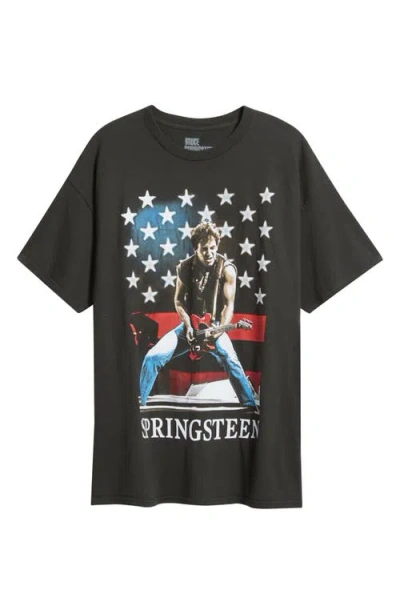 Merch Traffic Springsteen Cotton Graphic T-shirt In Neutral