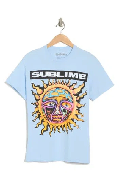 Merch Traffic Sublime Sun Light Graphic T-shirt In Blue