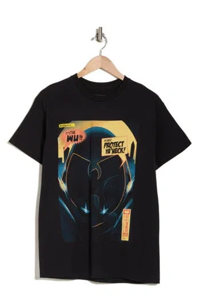 Merch Traffic Wu Tang Clan Cotton Graphic T-shirt In Black