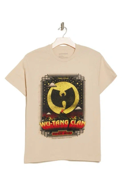 Merch Traffic Wu-tang Poster Sand Graphic T-shirt In Neutral