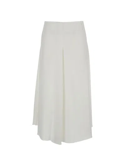 Merci A-line Skirt In White