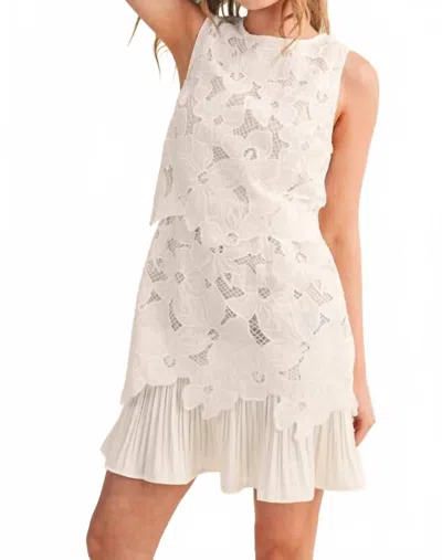 Merci Angelic Day Dress In White