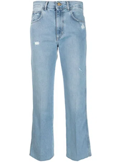 Merci Bella Mid-rise Jeans In Blue