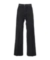 Merci Belt Loop Denim Trousers In Black