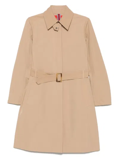 Merci Belted Coat In Neutrals