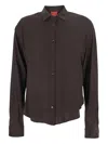 Merci Button-fastening Shirt In Brown