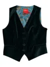 Merci Buttonned Waistcoat In Green