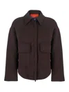 Merci Long Sleeve Jacket In Brown