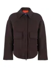 Merci Long Sleeve Jacket In Brown