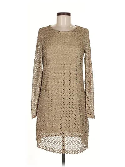 Pre-owned Merci Casual Dress In Tan