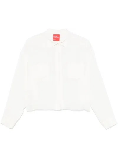 Merci Crepe Shirt In White